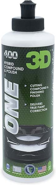 Best Heavy-Duty Scratch Remover
3D One Car Scratch & Swirl Remover 3DO_Parent