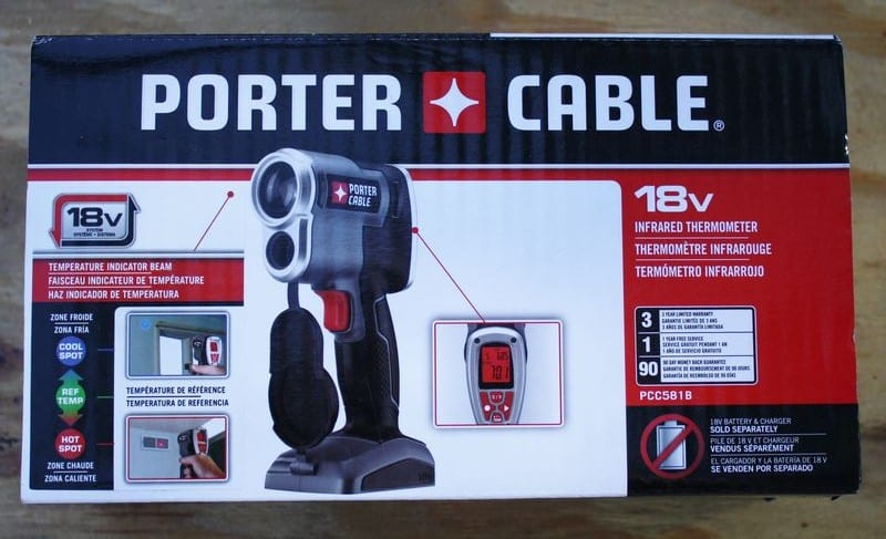 Porter-Cable PCC581B 18V Infrared Thermometer Review
