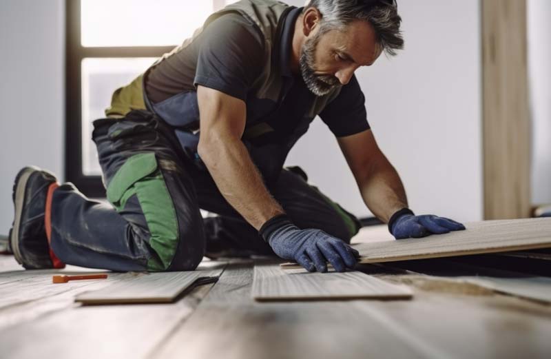 professional laminate flooring install