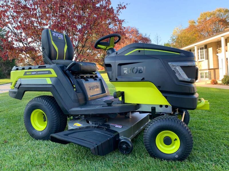 Ryobi 80v brushless lawn tractor