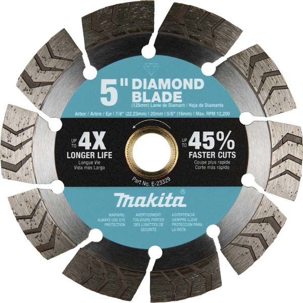 makita segmented turbo blades