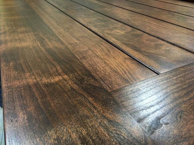 stained cherry barn door