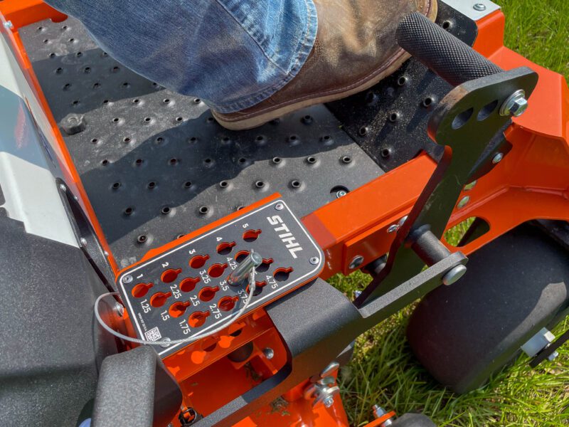 Deck height adjustment