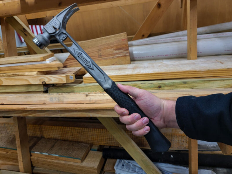 Stiletto TIB15MC 15-Ounce Titanium Framing Hammer profile