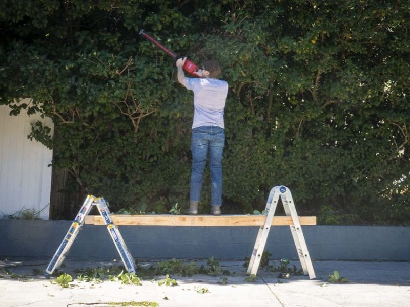 Werner ladder scaffolding