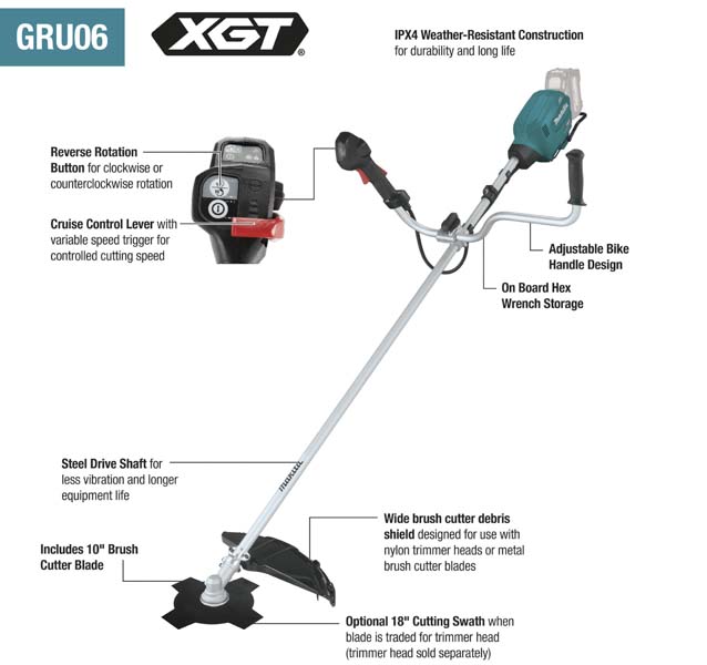 makita 40V XGT Brush Cutter