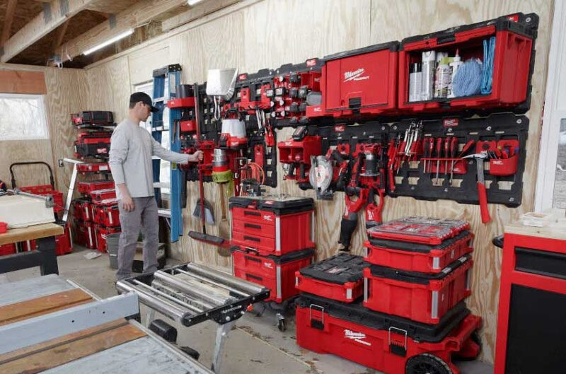 Milwaukee PACKOUT Large Wall Plates Garage Storage